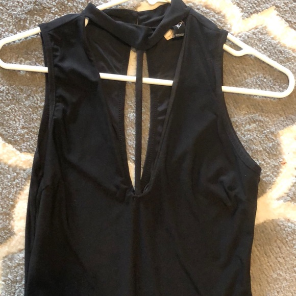 Black Choker Bodysuit - Picture 3 of 3